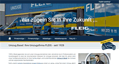 Desktop Screenshot of fleigumzuege.ch